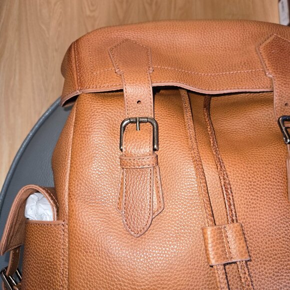 Polo Ralph Lauren Pebbled Leather Backpack (Unisex) - Picture 4 of 12